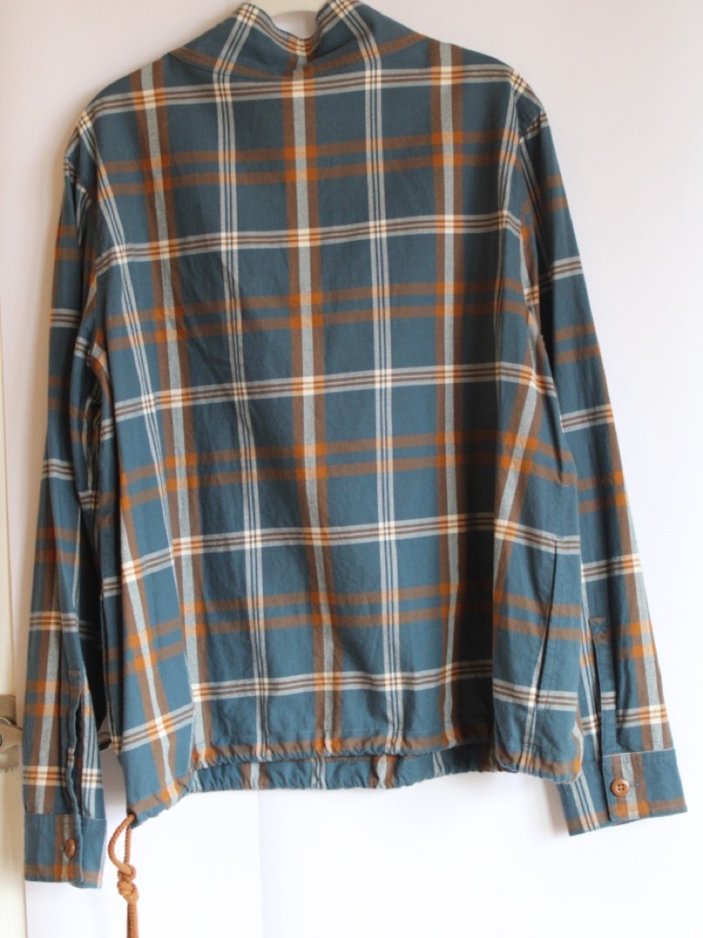 L.L. Bean “Signature” Plaid Pullover Tunic in Teal, Rust, and Cream - Picture 7 of 7